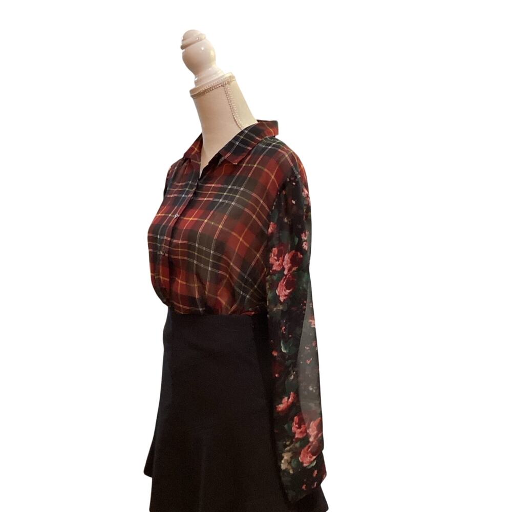 Sans Souci Sheer Blouse Size Medium